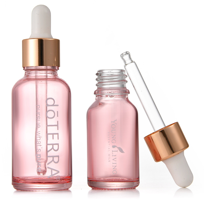 Essential Dropper Bottle 15ml 30ml Refined Oil Bottle Divided Into Cosmetics Essence Glass Empty Bottle