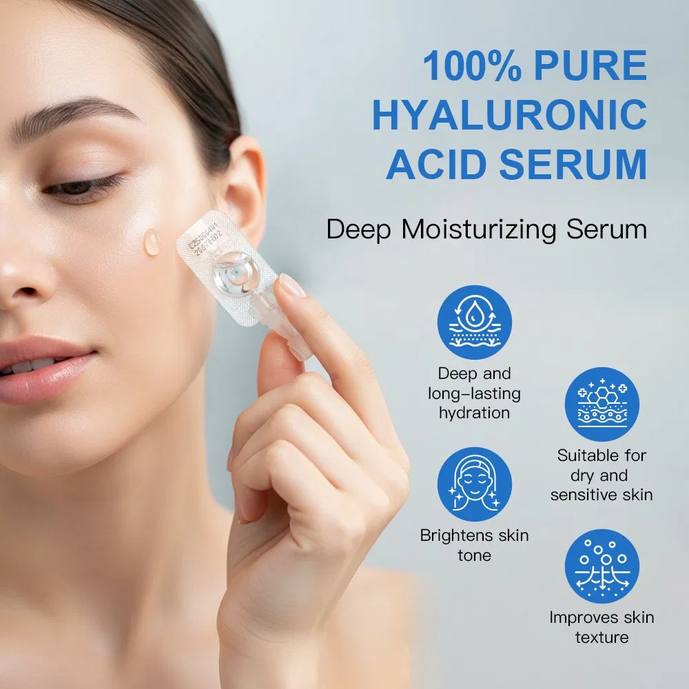 New Upgrade 1ml/PC Face Skin Care Firming Facia Hyaluronic Acid Serum