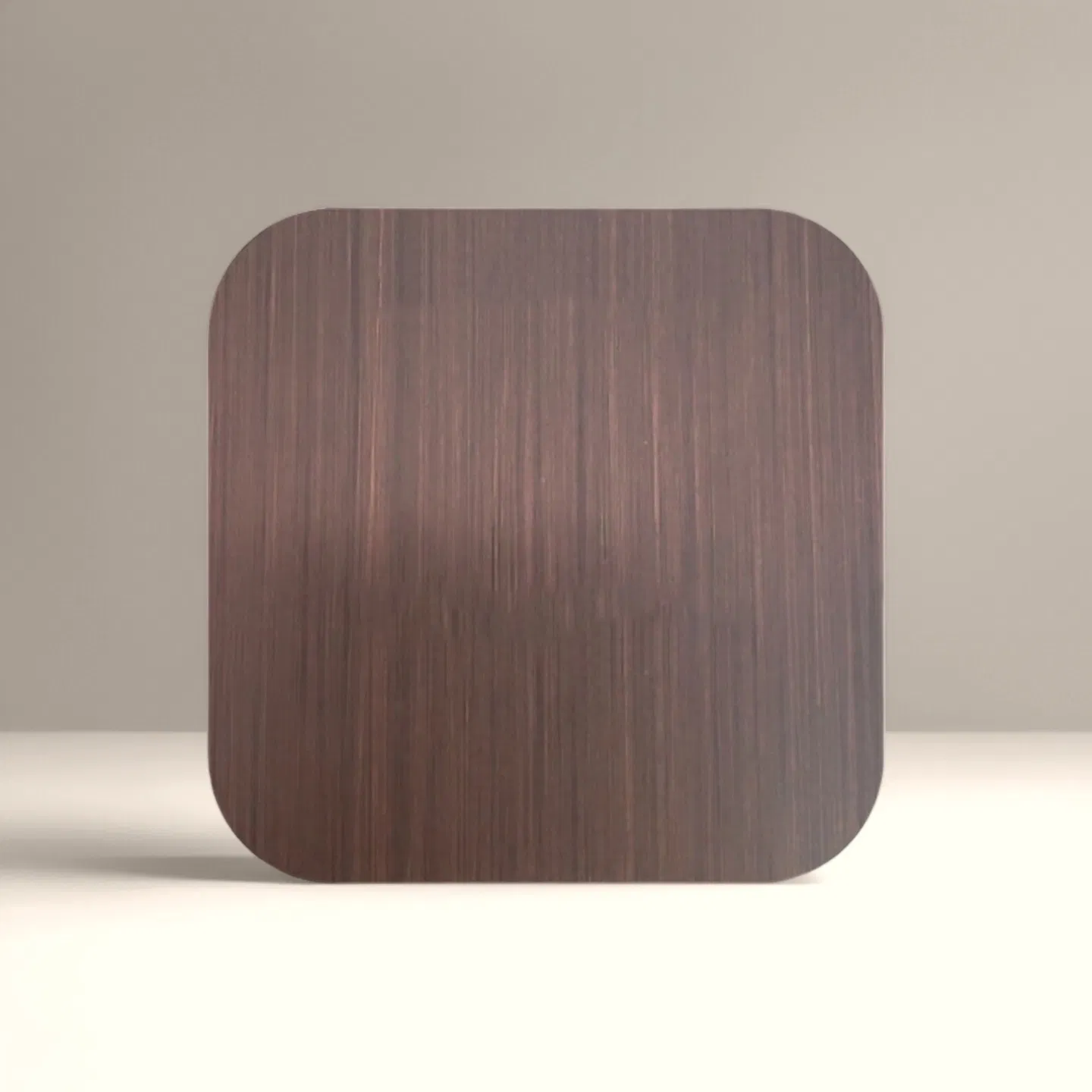 T&C Hl55 Matt Brushed Copper Hairline PVD Anti-Fingerprints Finish Decorative Stainless Steel Sheet for Elevator Doors