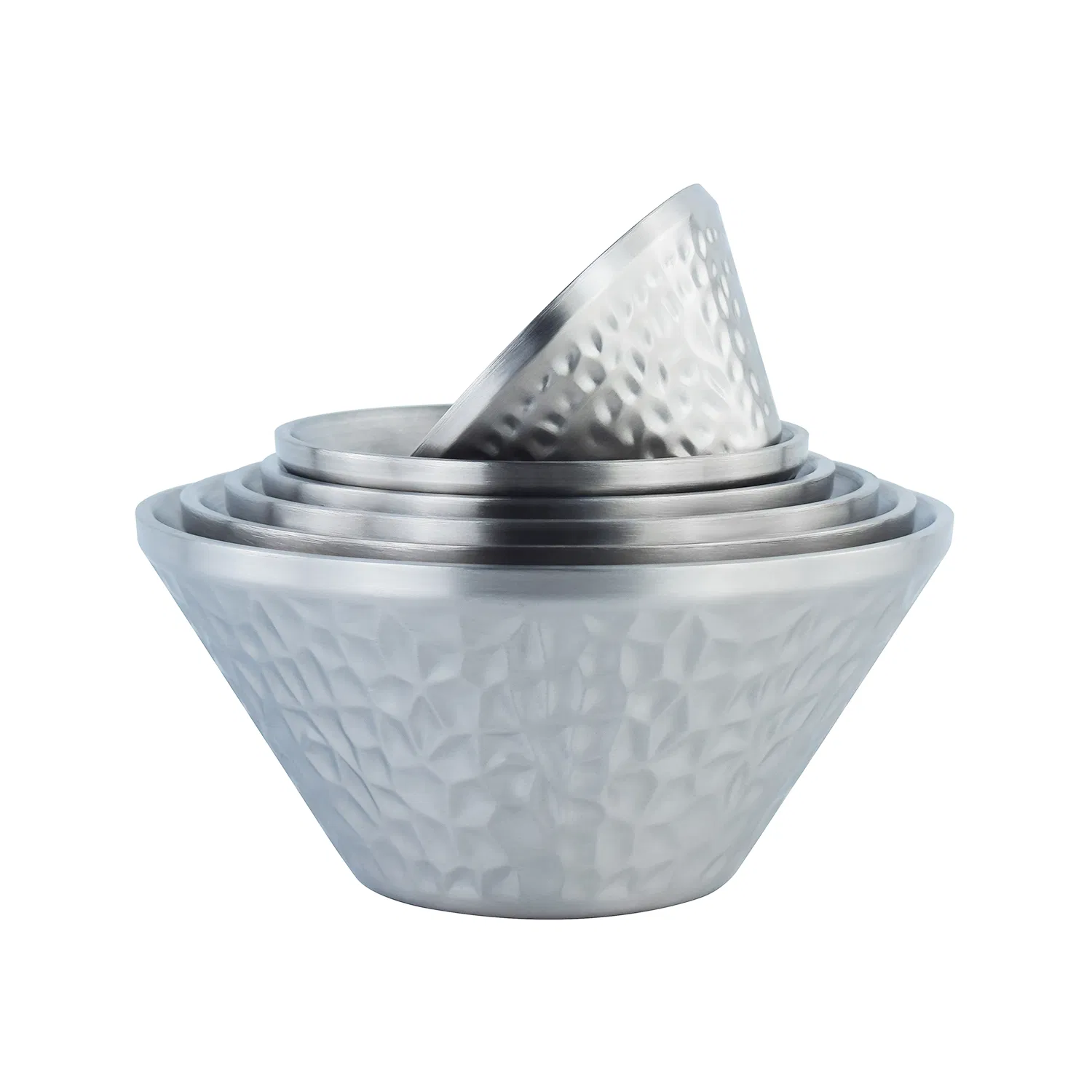 304 Stainless Steel Bamboo Hat Cold Noodle Bowl