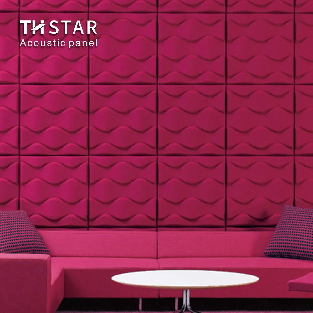 Decoration Material Polyester Fiber Foam Acoustic Panel with High Quality