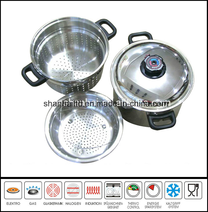 Stainless Steel Italian Pasta Cooker Set Pasta Pot