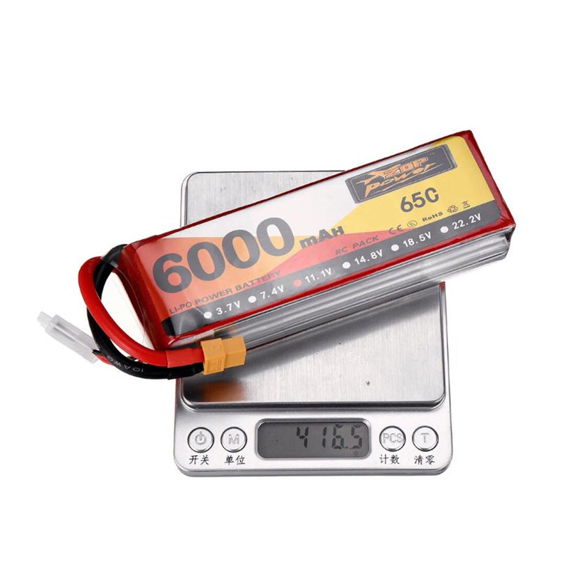 Superior Quality 11.1V 6000mAh 65c RC Drone Powerful Battery