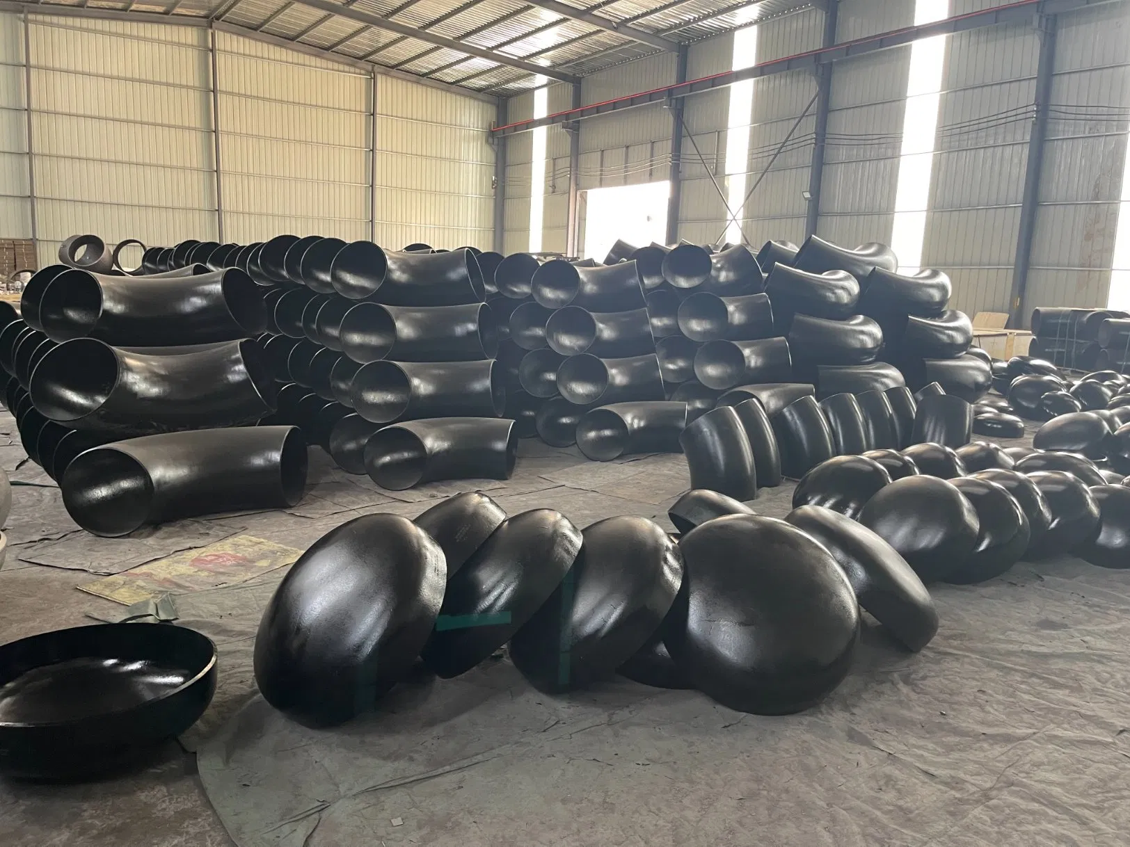 Black 90 Degree Lr Elbow Galvanized Alloy Steel Elbow Reducing Shape