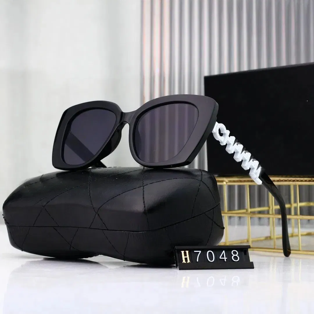 2024 New Arrival Wholesale Chan Brand Designer Custom Logo Fashion Women Vintage Metal Frame Women Sun Glasses Sunglasses - Sunglasses and Designer Glasses Pric