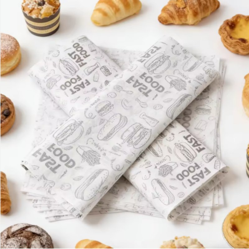 Professional Wrapping Paper for Biodegradable Hamburgers