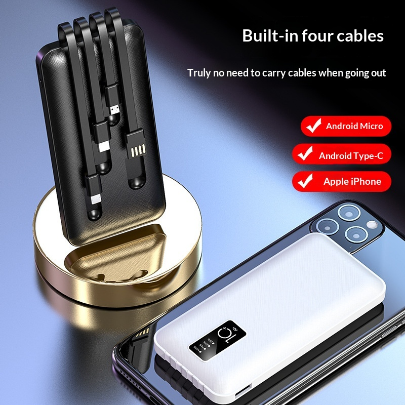 Портативный Power Bank 10000 мАч с быстрой зарядкой