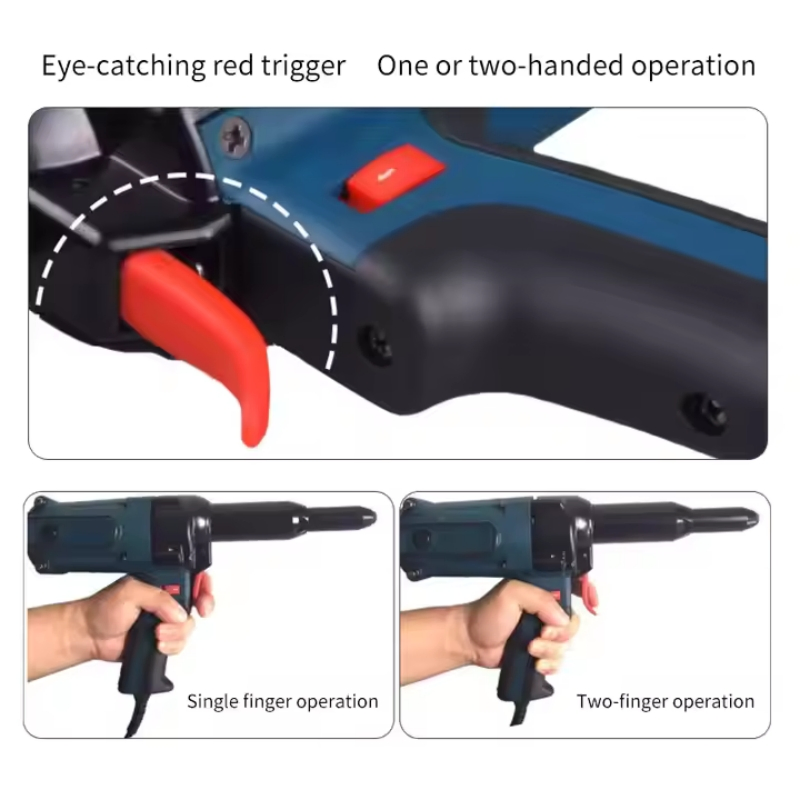 Электрическая заклепочная пистолет Rivfast TAC500