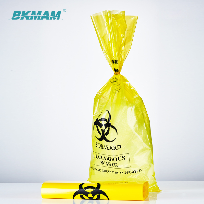 Customized Size Red Biohazard Bags 50*60cm Bio Medical Waste Bags for Lab Use