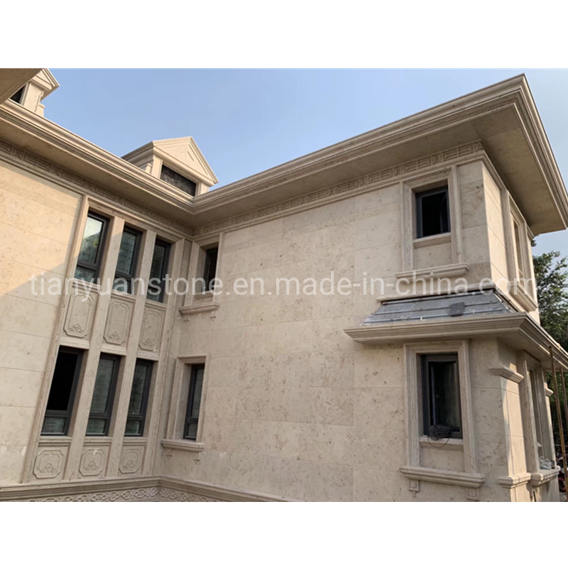 Polished/Honed Beige/White Moca/Jura Beige Limestone for Slab/Wall/Flooring Tile