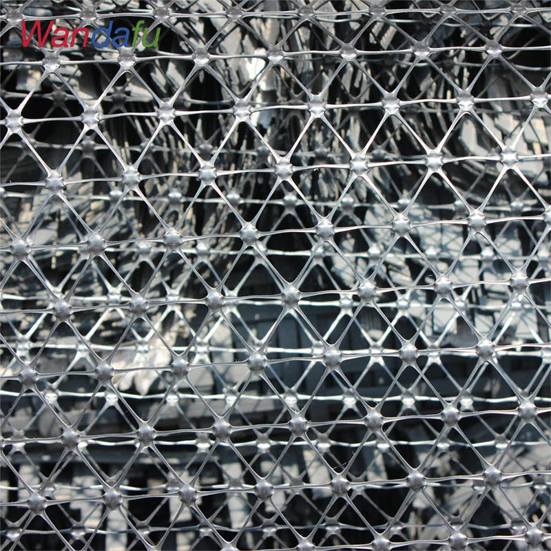 Triaxial Geogrid Plastic Geogrid Tx150 Tx160 Tx180 Three Way Grid Soft Soil Reinforcement