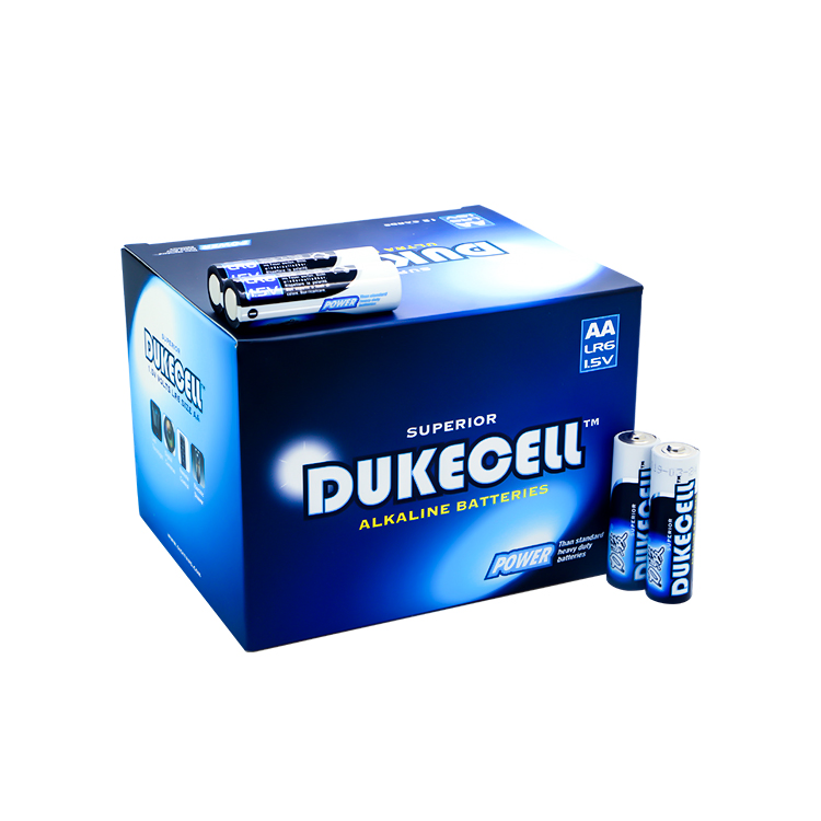 Батарейки AA алкалиновые 1.5В DUKECELL