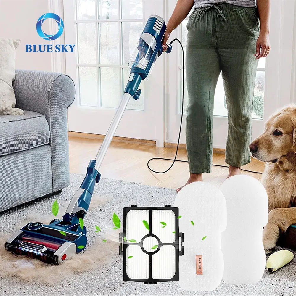 Replacement H12 Foam Felt Filter Set for Shark Hz3000 Hz3002 Hz3002UK Stratos Ultralight Corded Stick Vacuum Cleaner