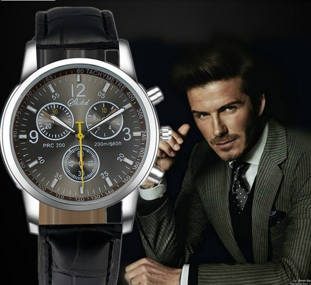 Water Resistant Man Wrist Watch with Muticfunction Movement