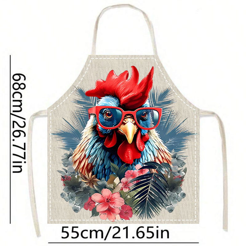 Women's Sleeveless Kitchen Cooking Aprons Adult Apron for Home Cleaning