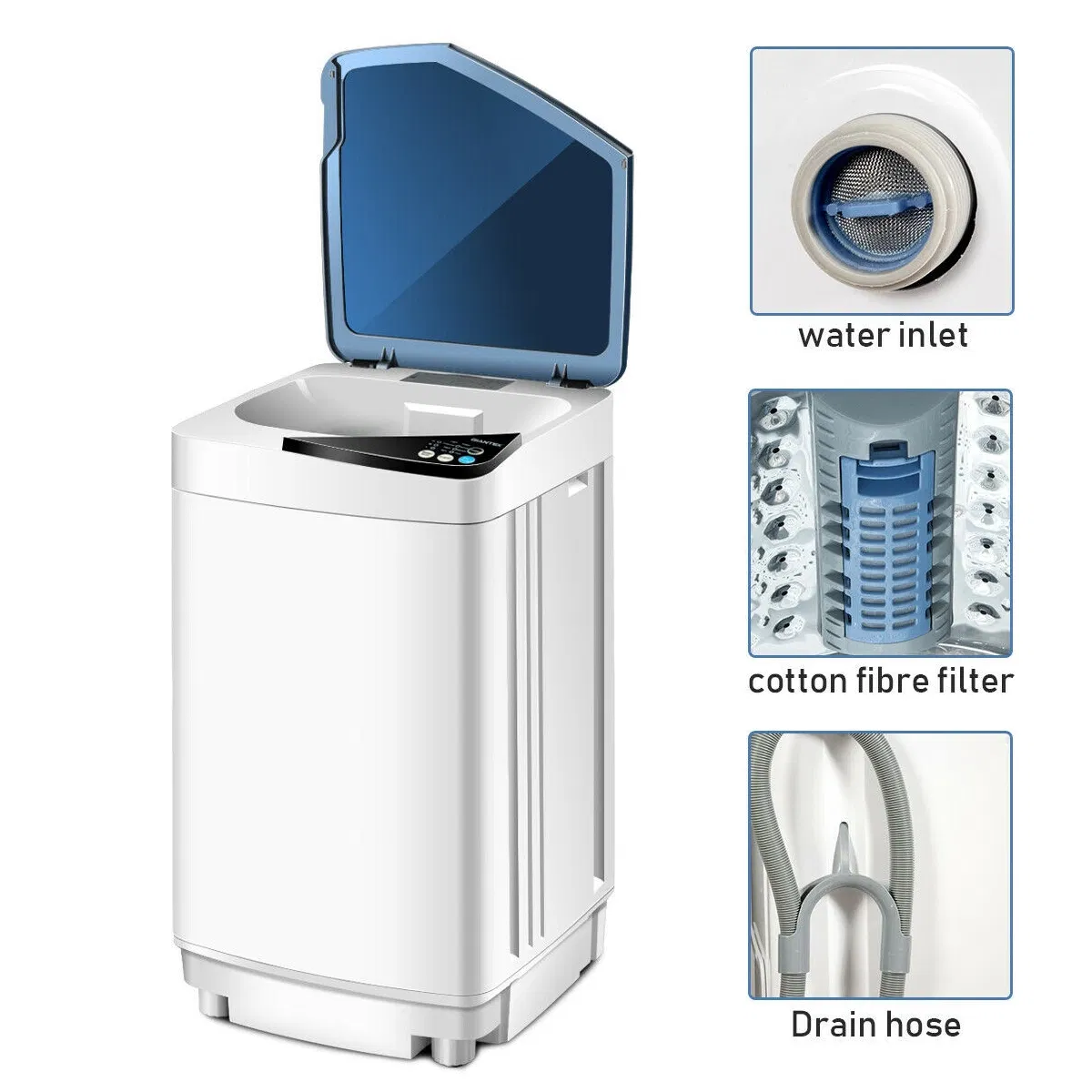 3.5kg Top Loading Fully Automatic Mini Baby Clothes Washing Machine