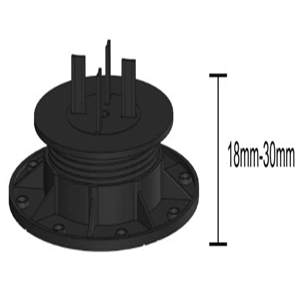 Medoo Water Resistant Adjustable Plastic Pedestal Support for Outdoor Applications