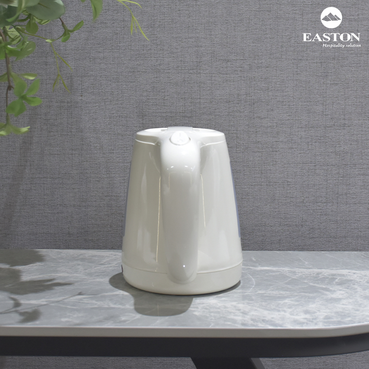 Cheap Price 0.8L Capacity Ivory Plastic Electric Kettle for Hotel
