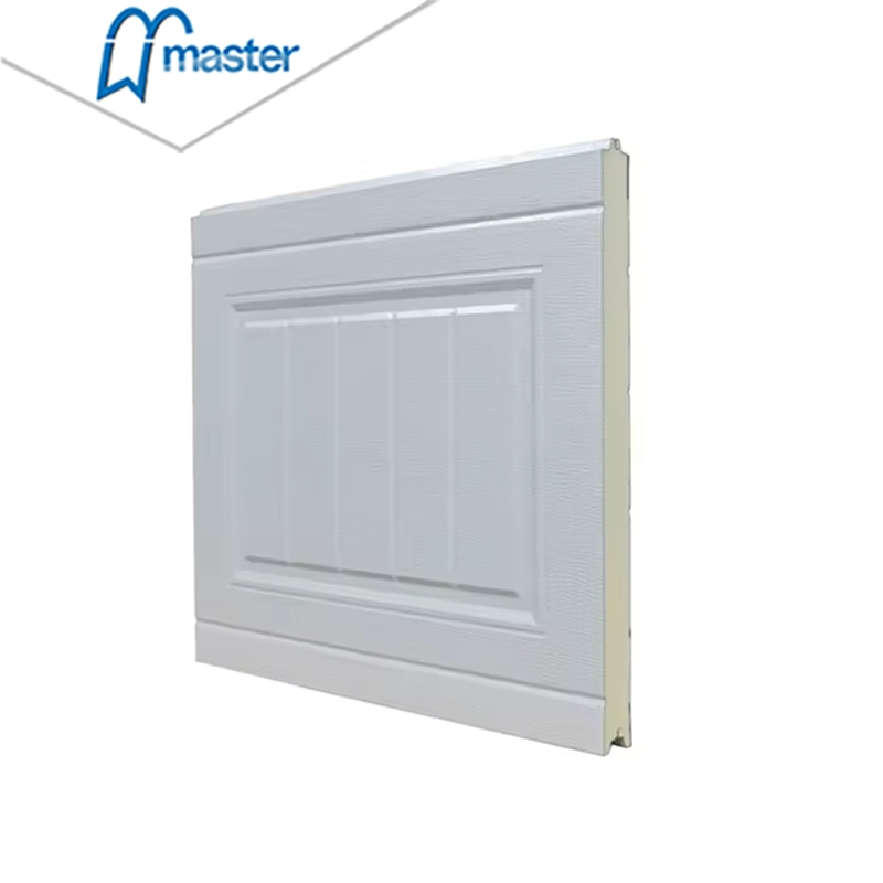 Modern Design Steel PU Foam Sandwich Panel Insulated Sectional Overhead Garage Door