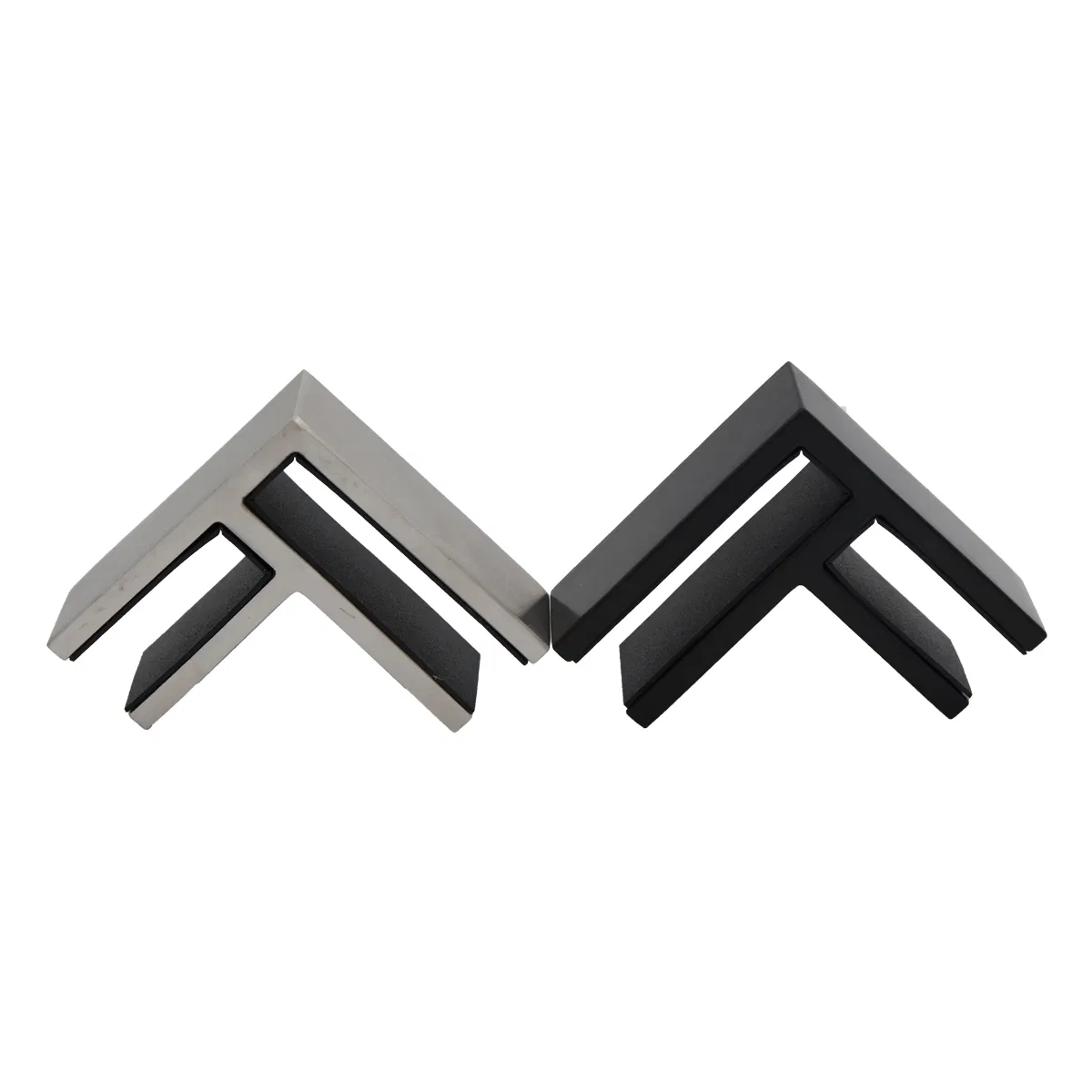 Low Price Sale of Stainless Steel 90 Degree Glass to Glass Clamp