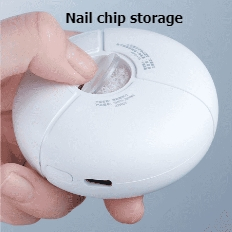 2025 Seemagic UFO Automatic Nail Trimmerelectric Nail Cutterrechargeable Nail Clipper Safe Nail Grooming Toolportable Nail Care Deviceled Light