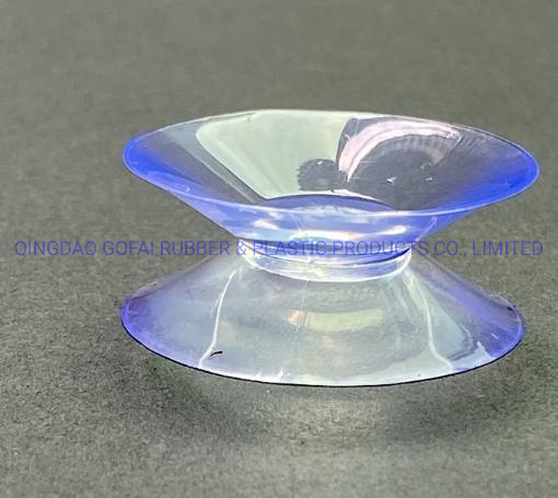 Environmental 60mm Transparent PVC Suction Cup Mushroom Head Strong Sucker for Glass