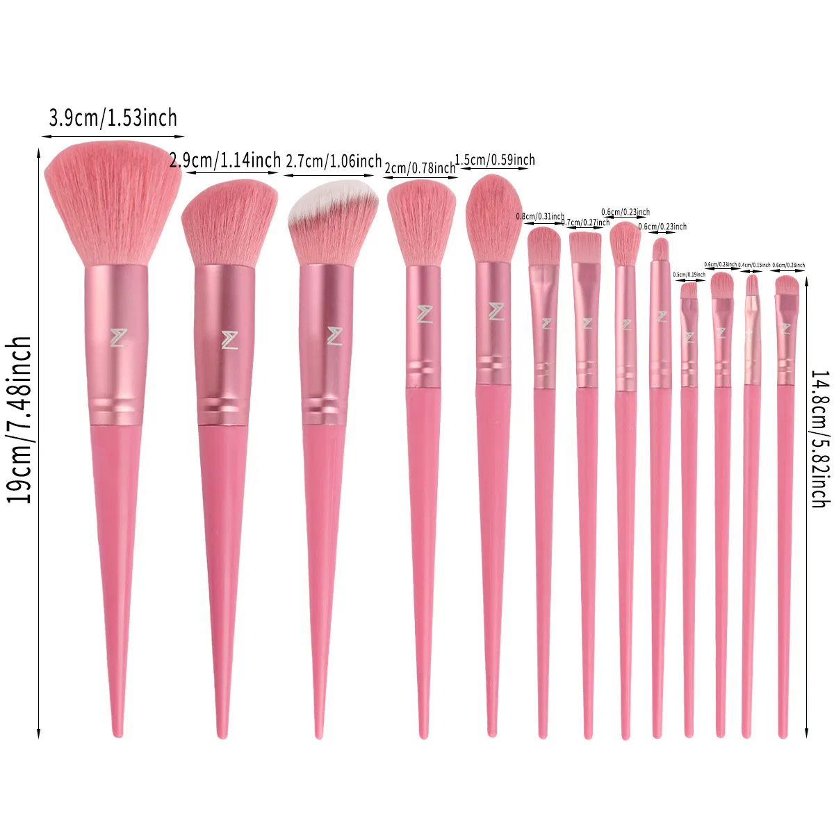 2025 Beauty Tools Kit Makeup Brush Set Private Label Custom Logo