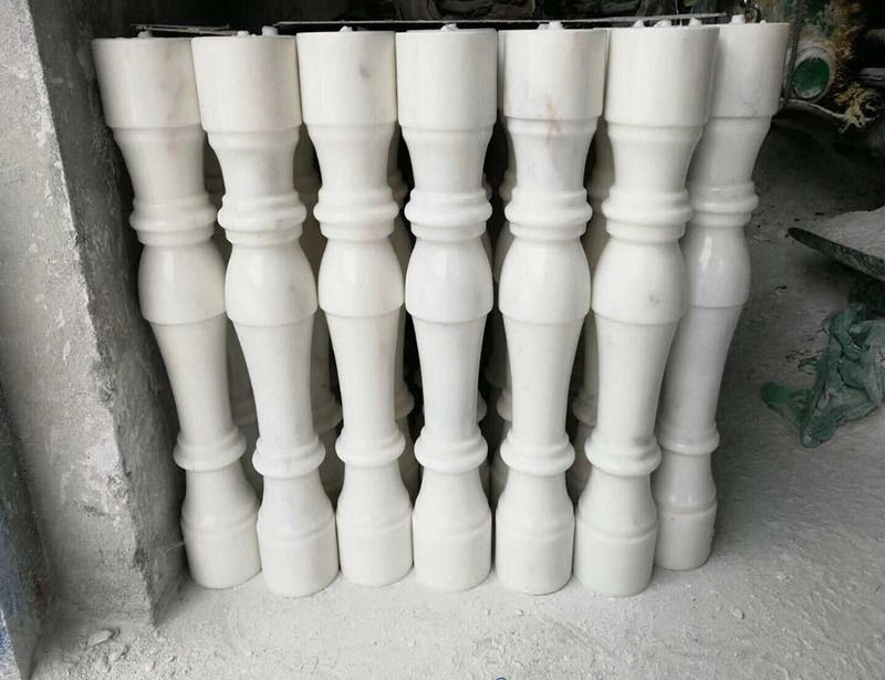 Customized Chinese White Marble Stone Baluster for Railing