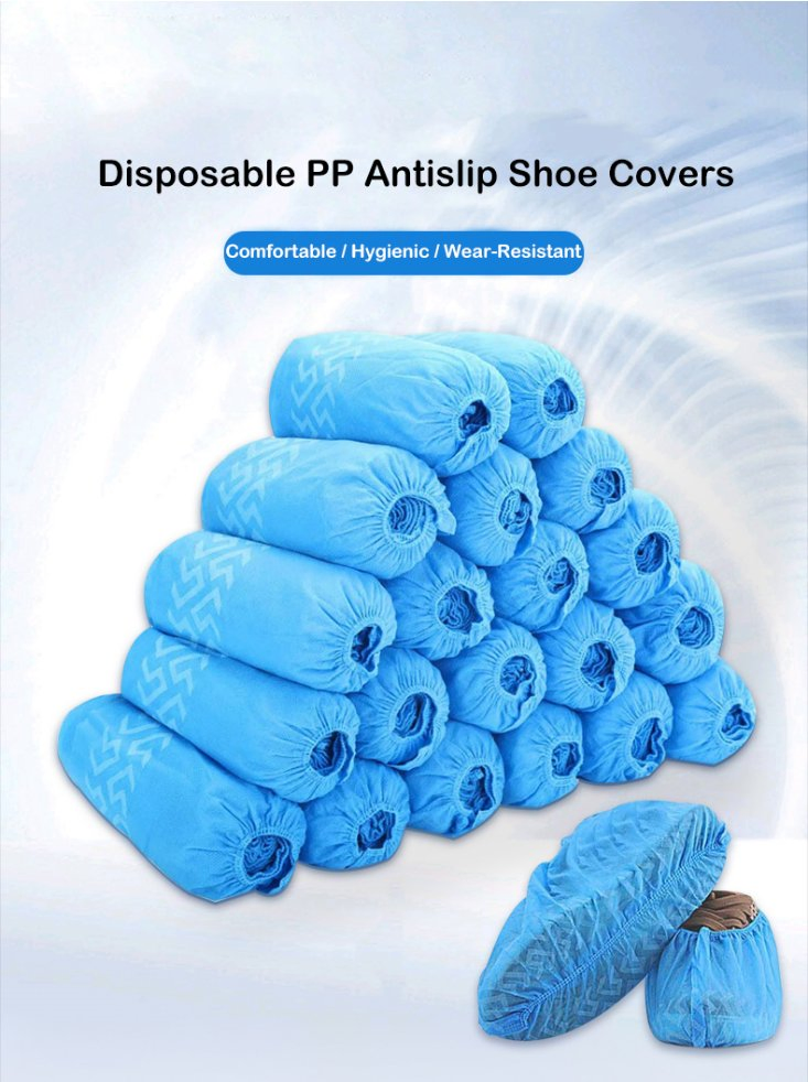 Hot Selling Disposable Anti-Slip CPE Shoe Cover