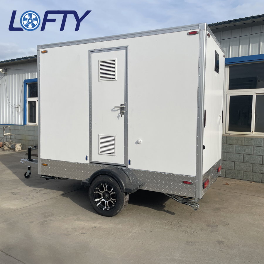 Portable Prefab Rent Outdoor Restroom Trailer Mobile Toilet Portable Restroom Shower Toilet Trailer for Sale
