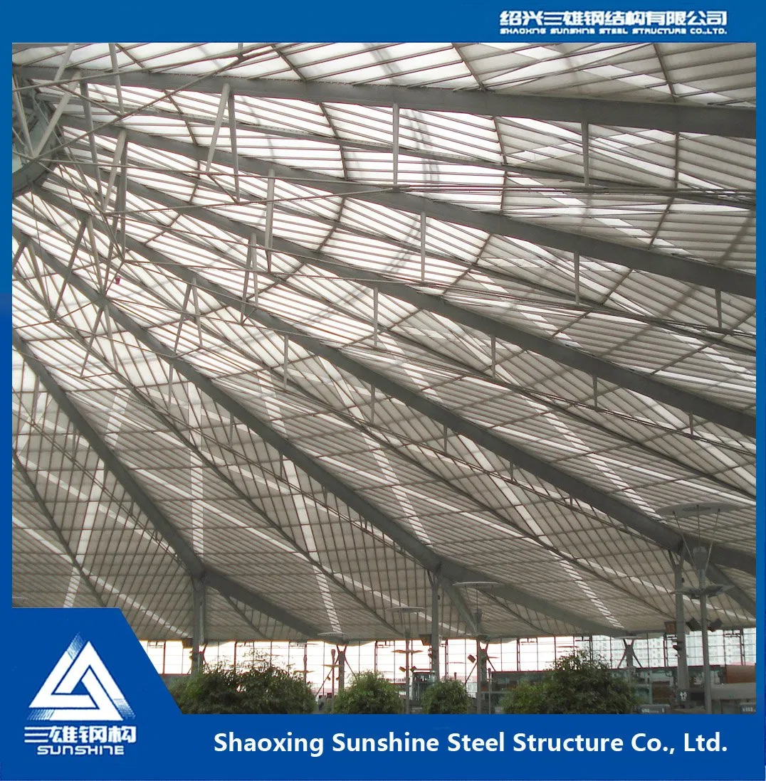 Steel Structure Material Roof Building for Railway Station