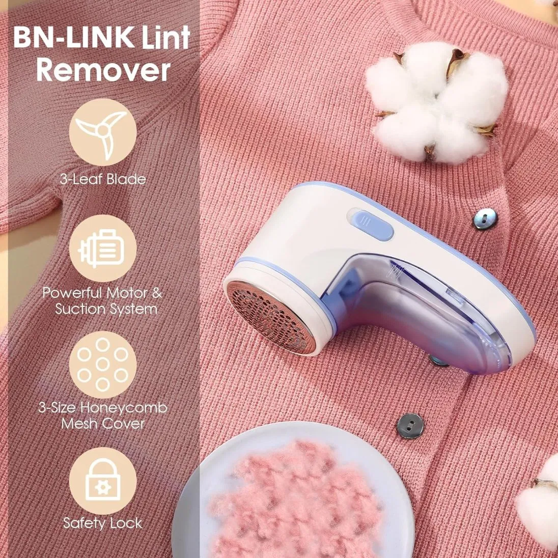 Electric Pellets Lint Remover Fabric Clothes Fuzz Shaver for Clothing