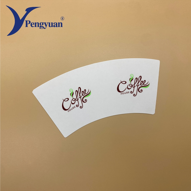 Paper Cup Fan for Coffee Tea Disposable Cup