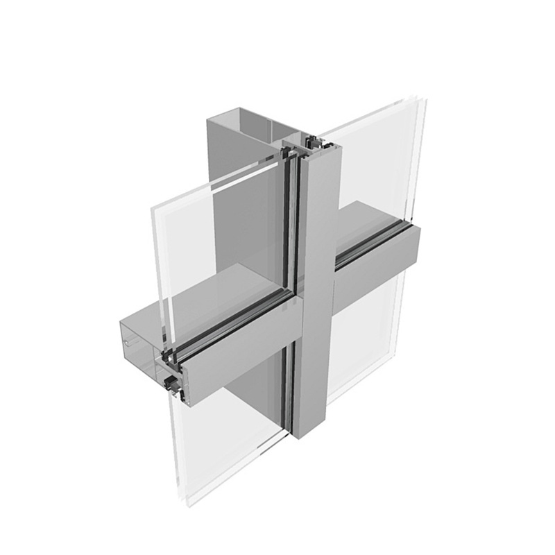 ISO 9001 Standard Cheaper Aluminum Profiles Curtain Wall with Best Factory Price