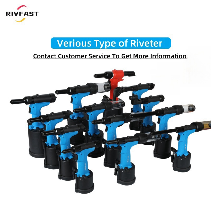 Heavy Duty Air Hydraulic Riveter Pneumatic Hydraulic Pop Rivet Gun, Hand Feed Air Riveter Riveting Tool