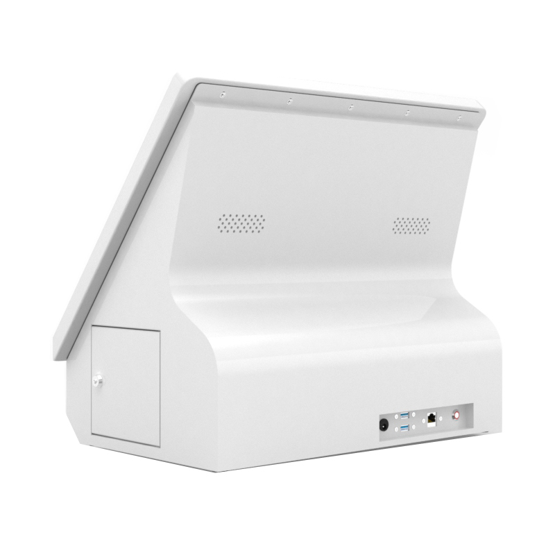 Elegant, Stylish Desktop Kiosk with Thermal Printer and RFID Reader