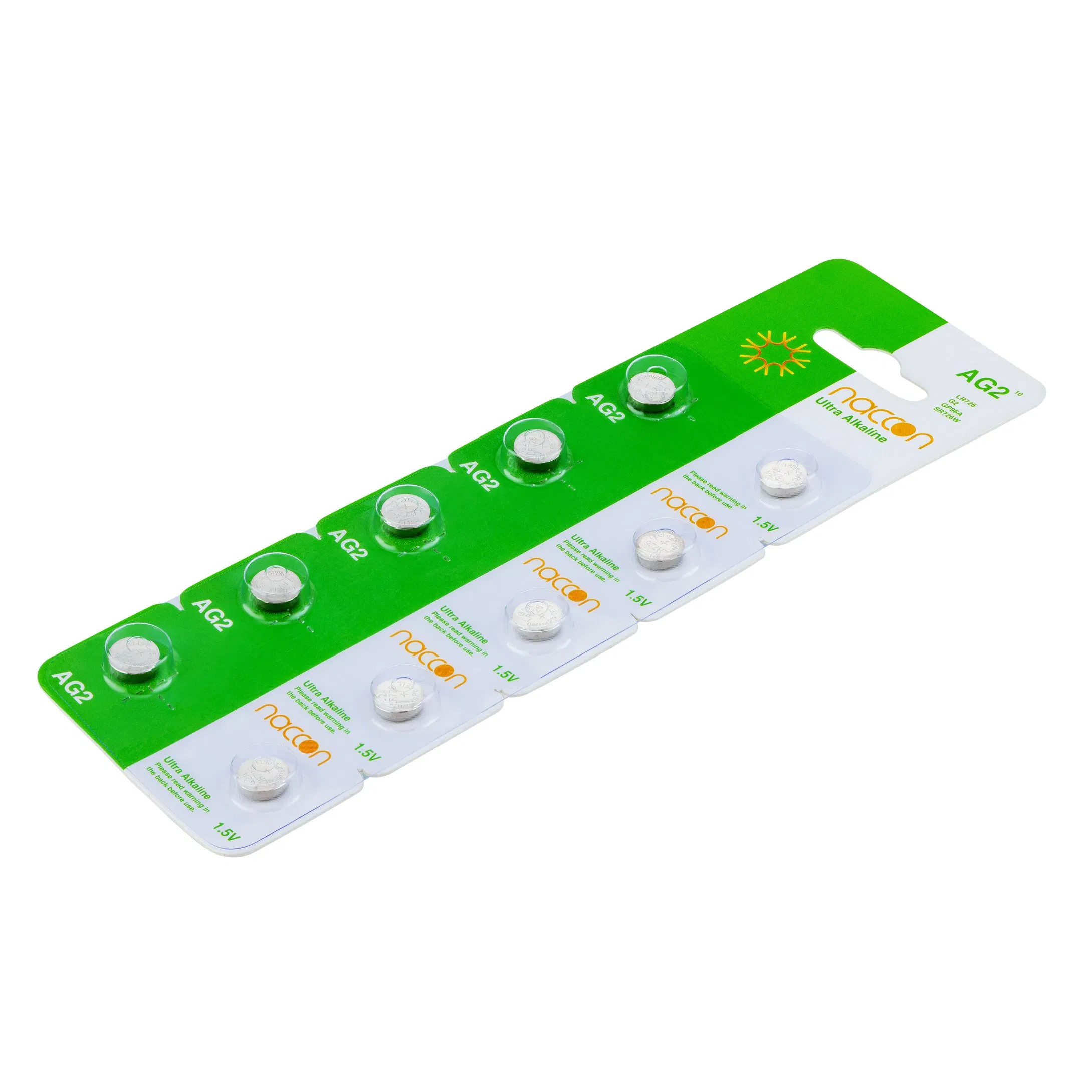 Батарейка-таблетка AG2/LR59 1.5V Alkaline, 28mAh