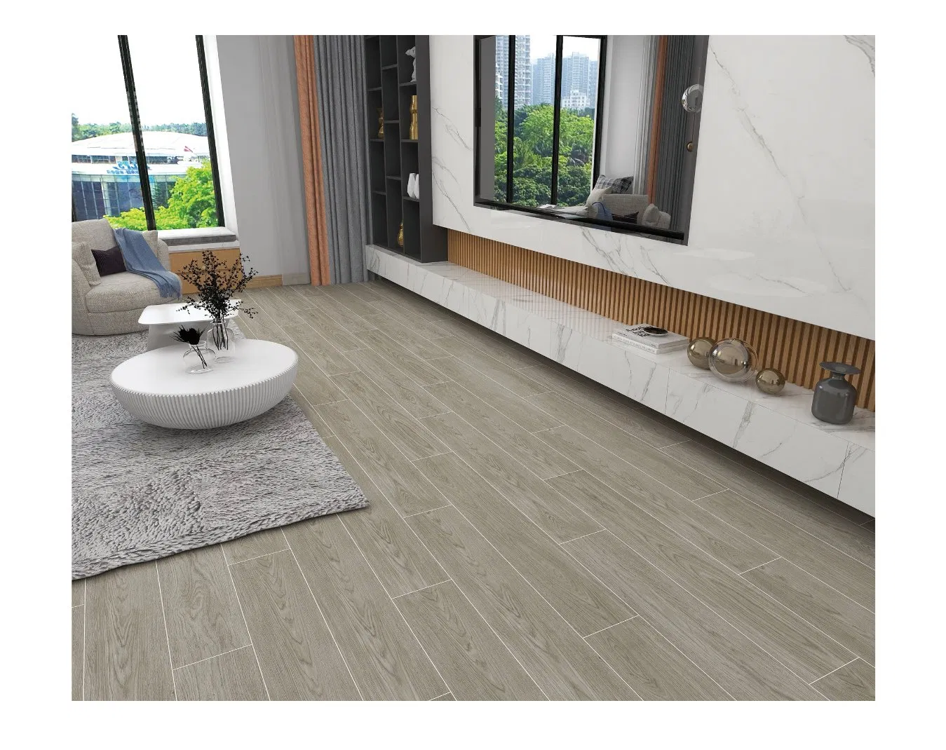 Foshan Building Material 200X1200mm 200X1000mm Glazed Porcelain Wooden Ceramic Floor Wall Tile