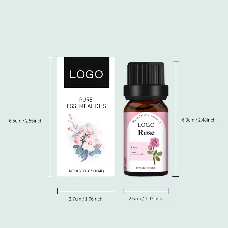 Ditong Organic Pure Essential Oil Set Clove Eucalyptus Peppermint Tee Tree Body Massage Oil Set 10ml
