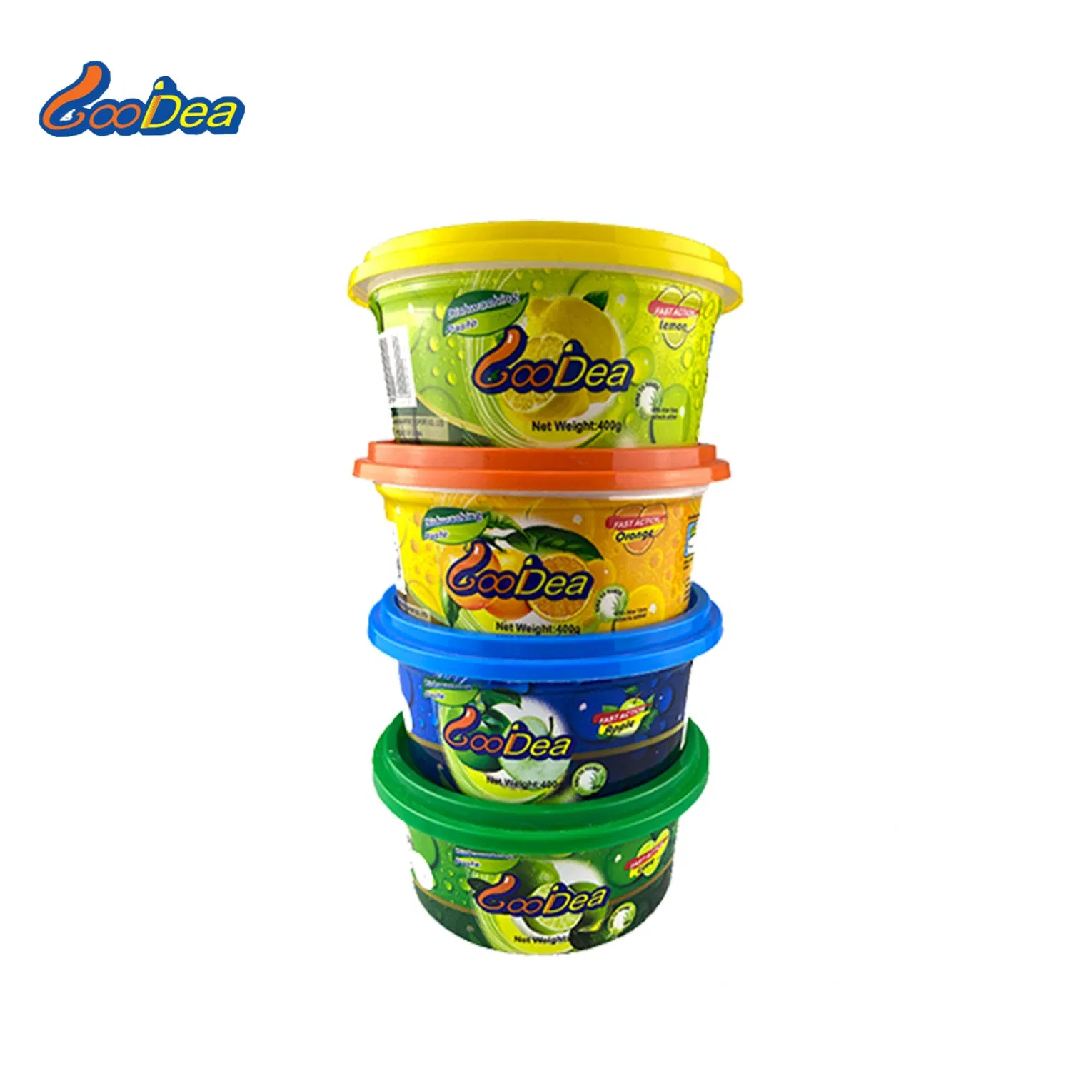Good Smell Wholesales Price Chinese Manufacturer Hot Sales 400g Lime Flavor Dishwashing Paste for Washing Laundry Detergent