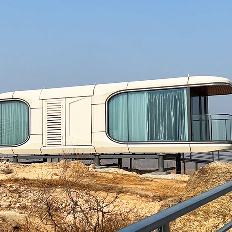 New Foldable Capsule House with Bedroom – Easy Assembly Portable Mobile Family Home