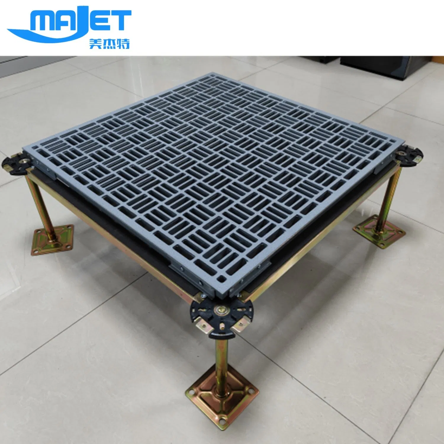 Вентилятор для фальшпола с контролем температуры, 4 вентилятора