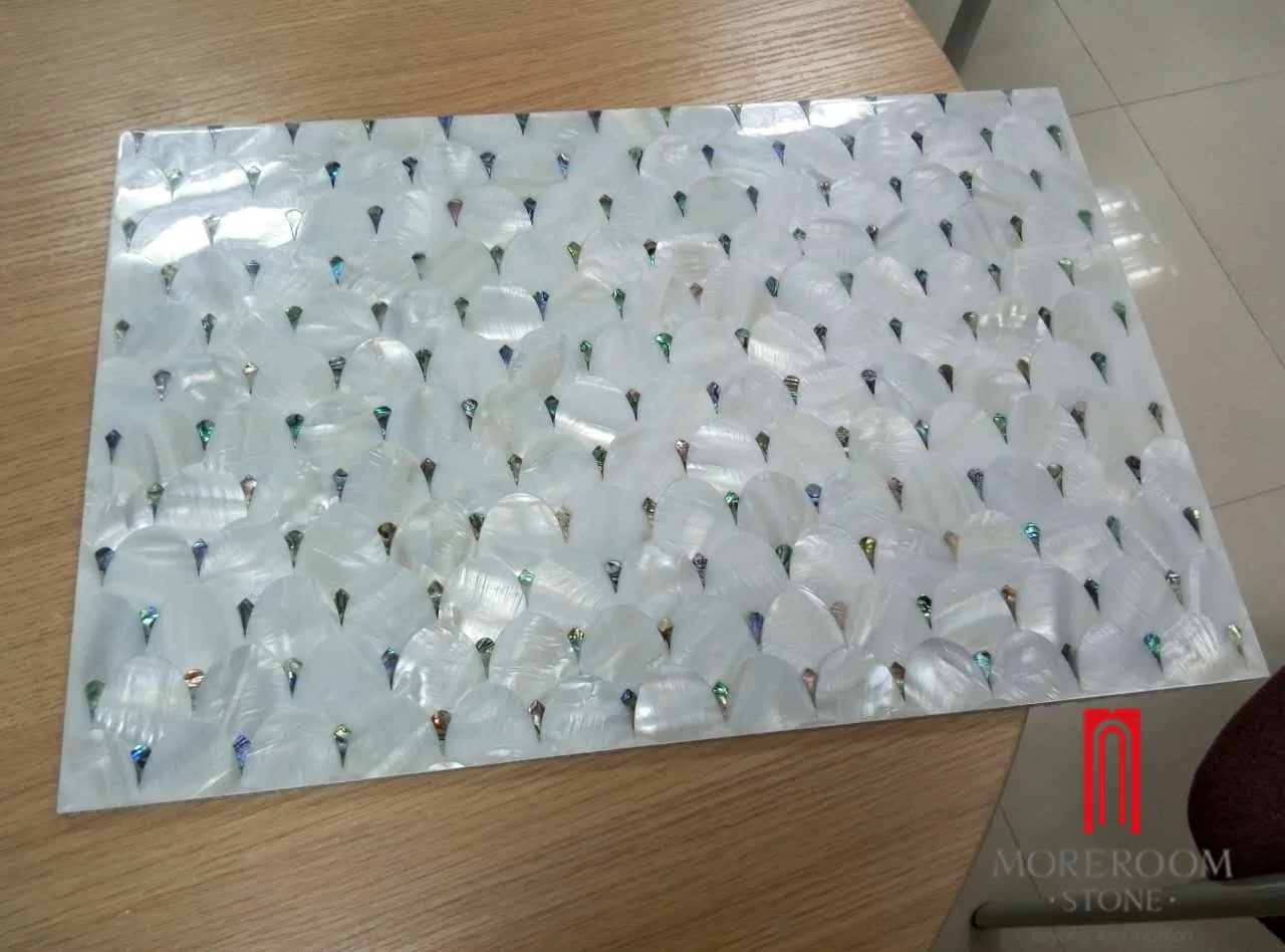 Natural Sea Shell Sheet Mother of Pearl Mosaic Tile for Bathroom Design