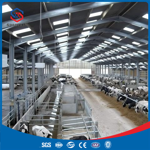 Durable Fast Build Steel Frame Goat Shelter for Livestock