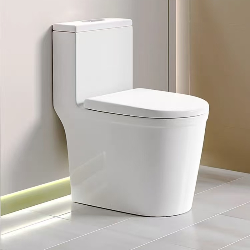 Modern Rimless Two-Piece Ceramic Toilet for European Standards