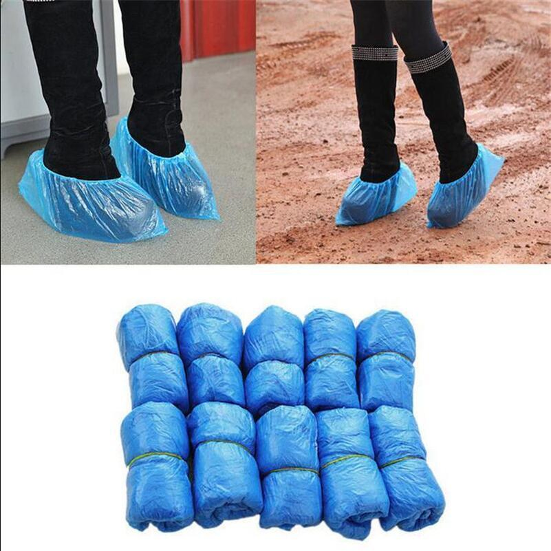 Disposable PE CPE Shoe Cover Waterproof Automatic Shoe Cover