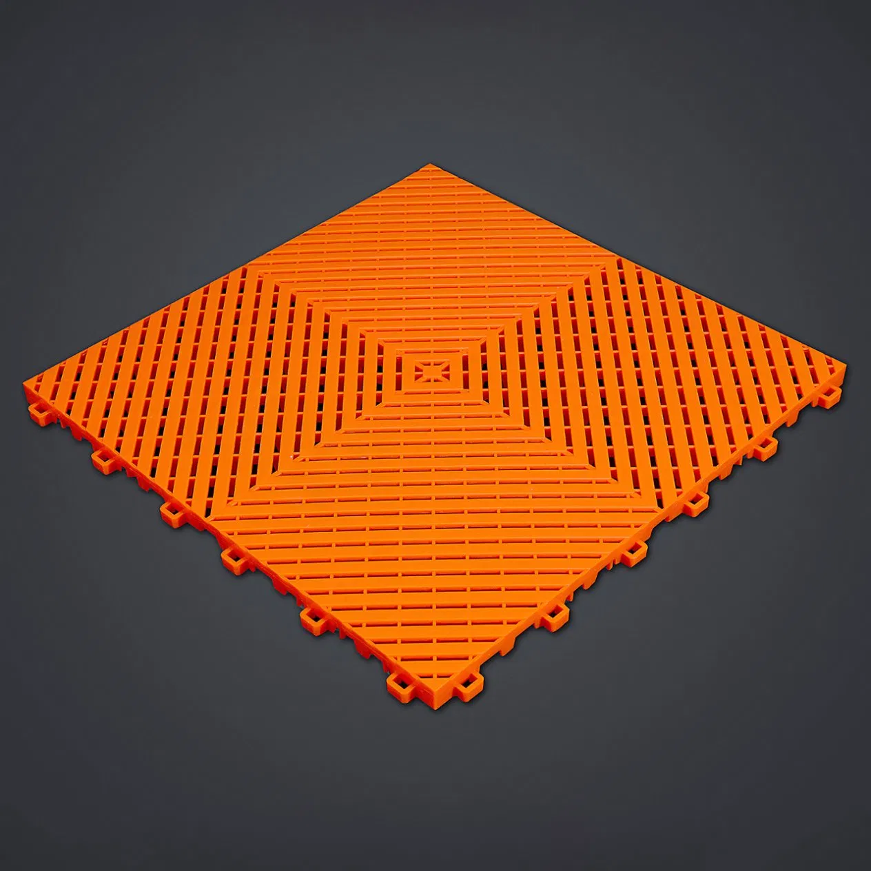 Напольная плитка для гаража AGS, 18 мм, с дренажем