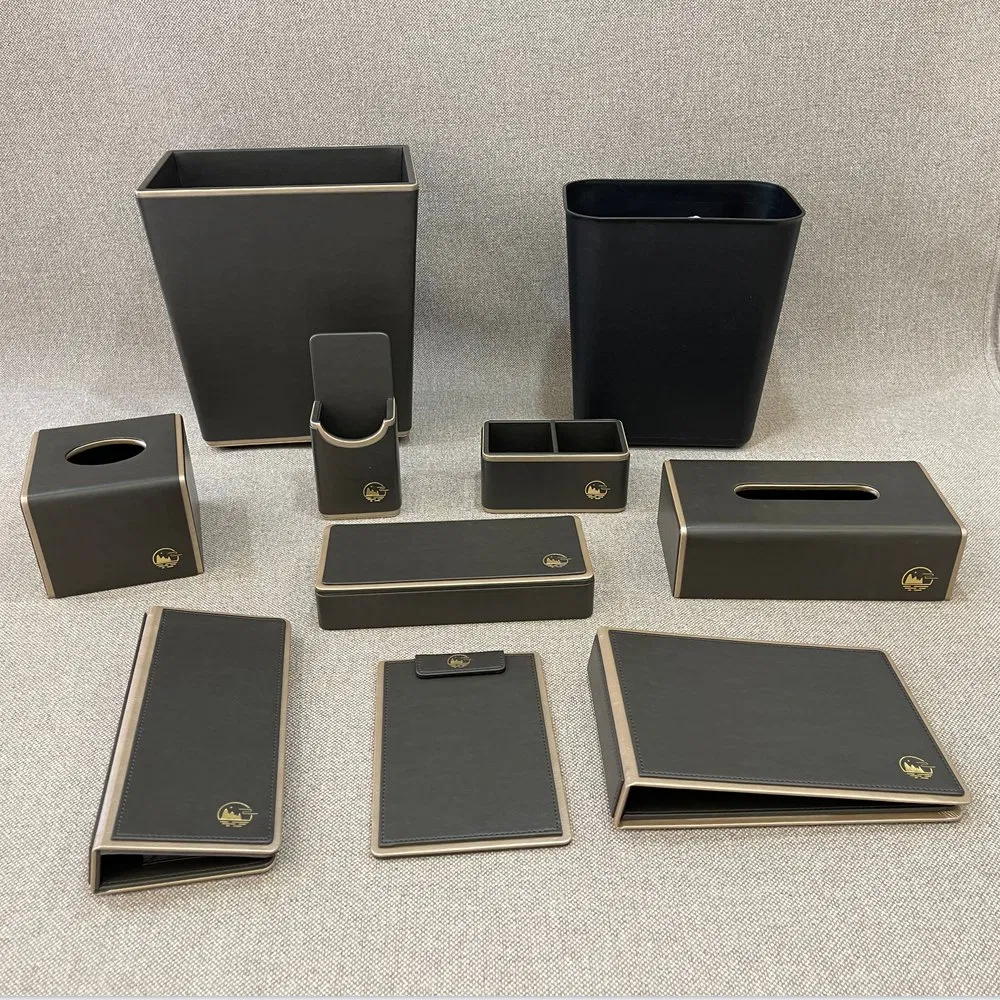 Low Price Popular Hotel Leather Amenities Leather Product