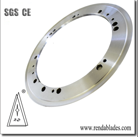 Rd SKD11 D2 Circular Slitting Shear Knife/Blade for Wasted Used Rubber Tire Tyre Industry