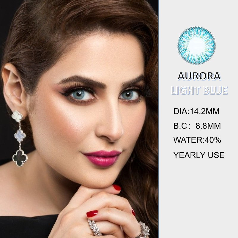 Can OEM Natural Brown Contact Lenses Colored Soft for Eyes Big Beautiful Pupil Contact Lens Myopia Degrees 2PCS/Pair